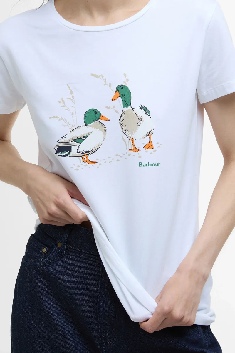 T-shirt con stampa Penfor Barbour - immagine 3