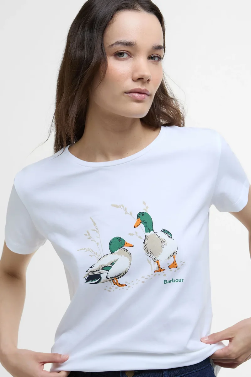 T-shirt con stampa Penfor Barbour - immagine 6