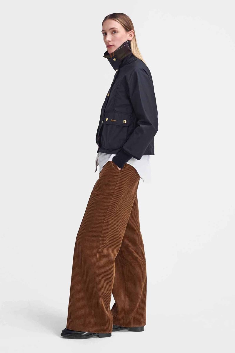 Giacca cerata Beadnell dal taglio crop - immagine 3