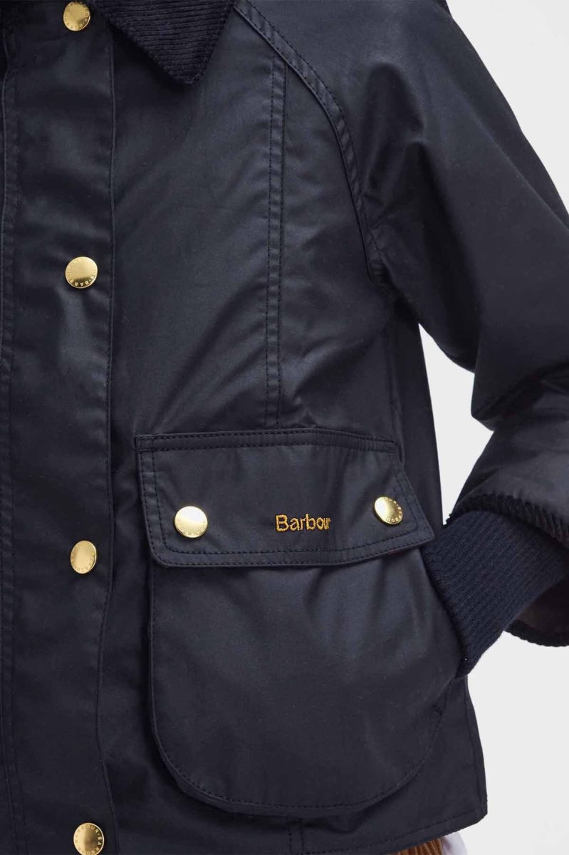 Giacca cerata Beadnell dal taglio crop - immagine 7