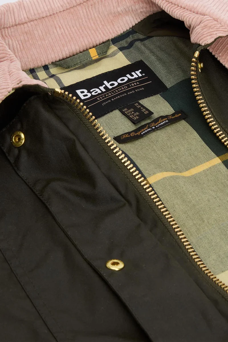 Giacca cerata Beadnell dal taglio crop - immagine 8