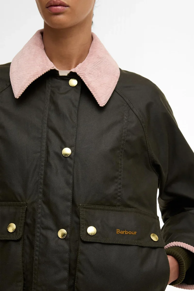 Giacca cerata Beadnell dal taglio crop - immagine 6