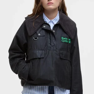 Giacca a vento cerata Barbour Ganni