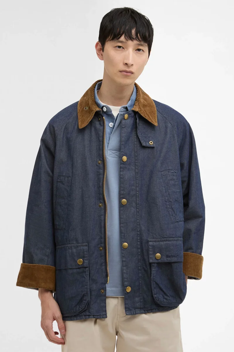 Giacca casual Bedale in denim oversize Barbour - immagine 3