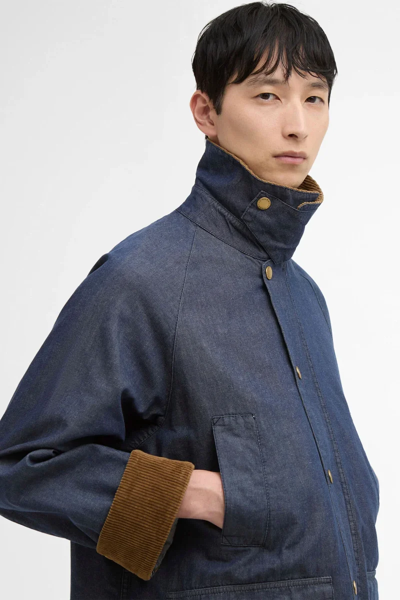Giacca casual Bedale in denim oversize Barbour - immagine 5