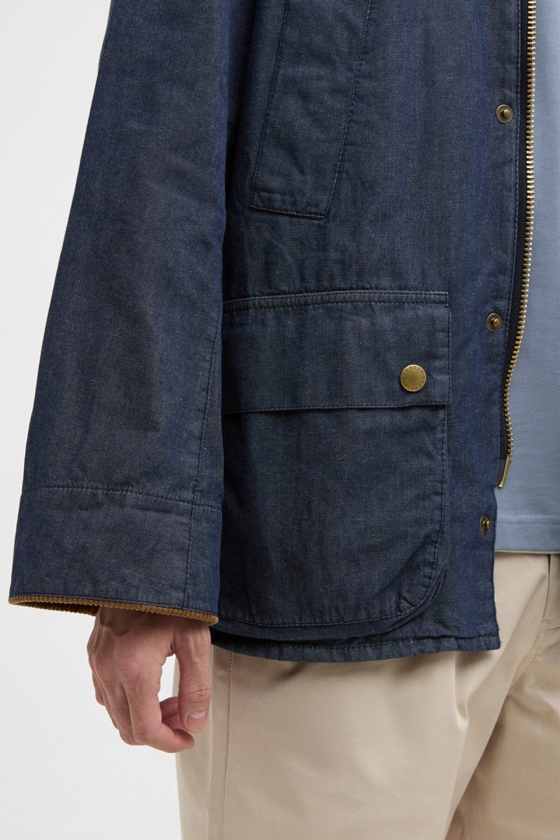 Giacca casual Bedale in denim oversize Barbour - immagine 7