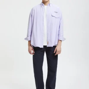 Camicia Oversize Mercer con Ricamo