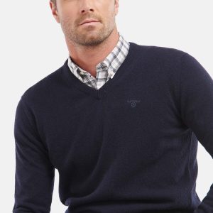 Maglione in lana con scollo a v