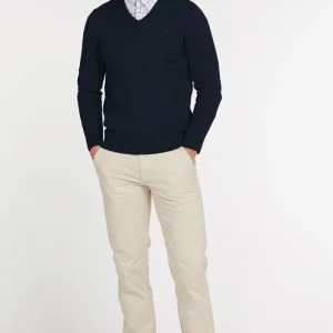 Maglione in cotone Pima con scollo a V