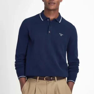 Polo in maglia a maniche lunghe Nocton