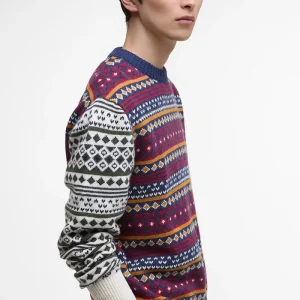 Maglione girocollo Patchwork Fair Isle Barbour