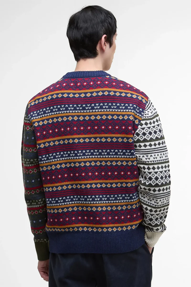 Maglione girocollo Patchwork Fair Isle Barbour - immagine 5