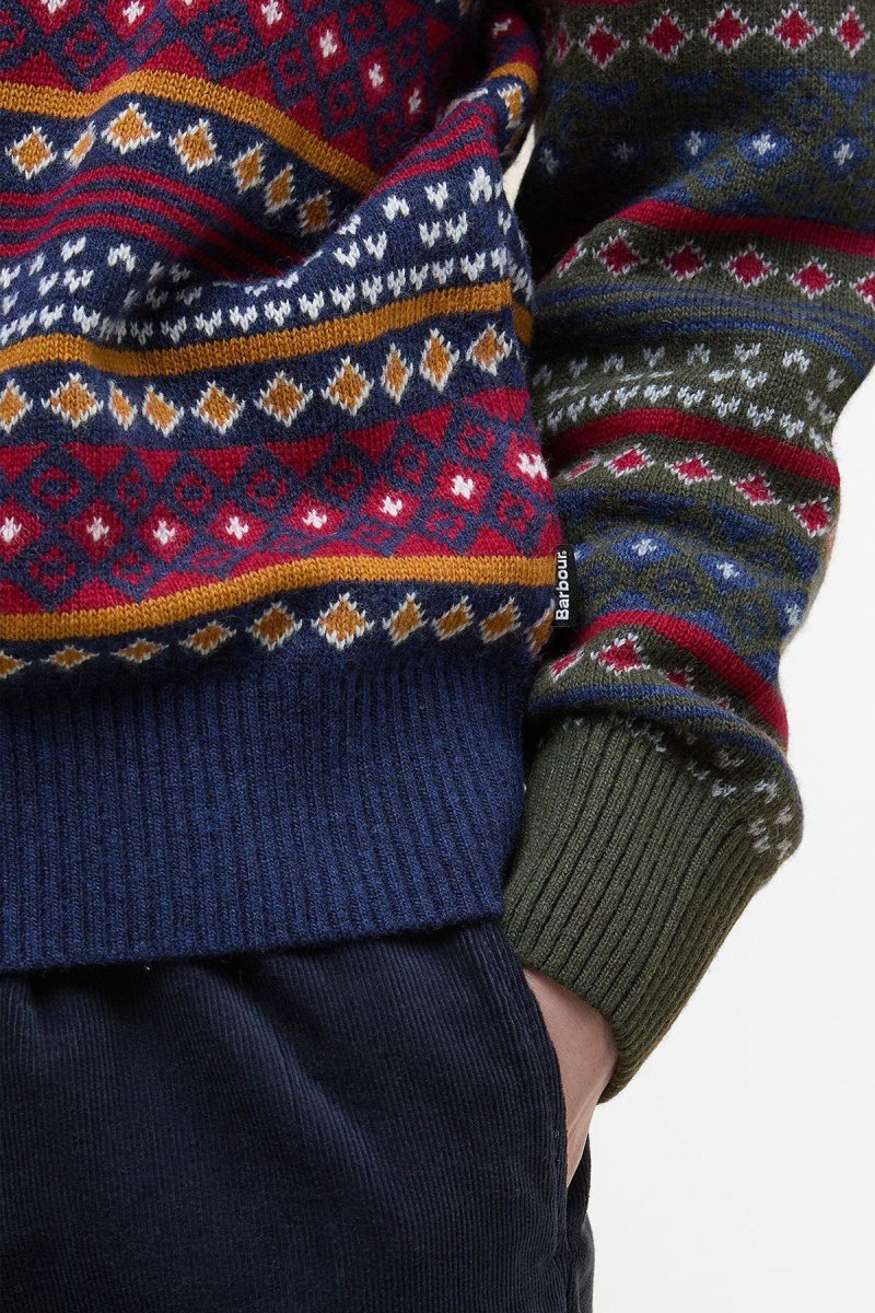 Maglione girocollo Patchwork Fair Isle Barbour - immagine 7