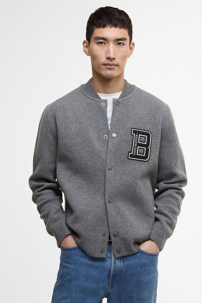 Bomber in maglia Letterman - immagine 4