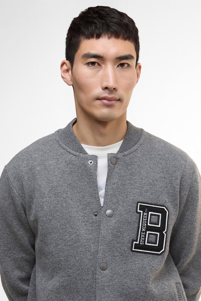 Bomber in maglia Letterman - immagine 6