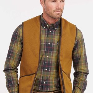 Gilet/fodera in pile caldo con cerniera