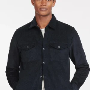 Camicia giacca in velluto rigato