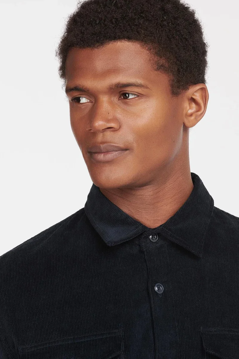 Camicia giacca in velluto rigato - immagine 5