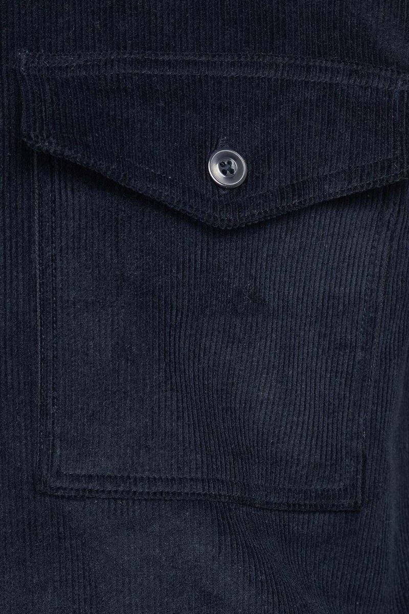 Camicia giacca in velluto rigato - immagine 7