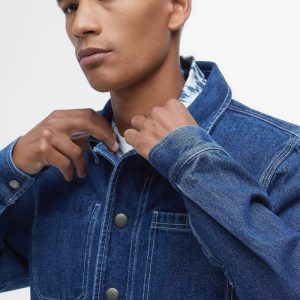 Overshirt in denim Grindle