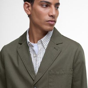 Overshirt a spina di pesce Bayview