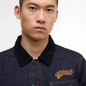 Overshirt in denim Pitstop