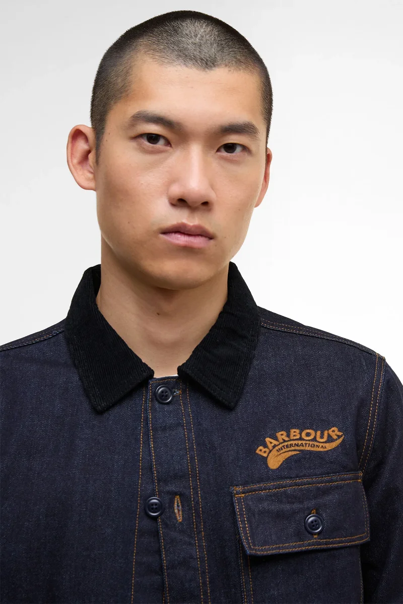 Overshirt in denim Pitstop - immagine 2