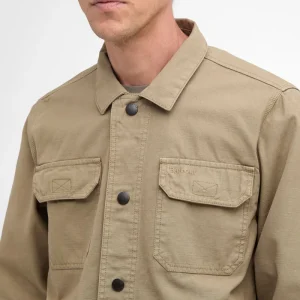 Overshirt in cotone Draftmen Slub Barbour