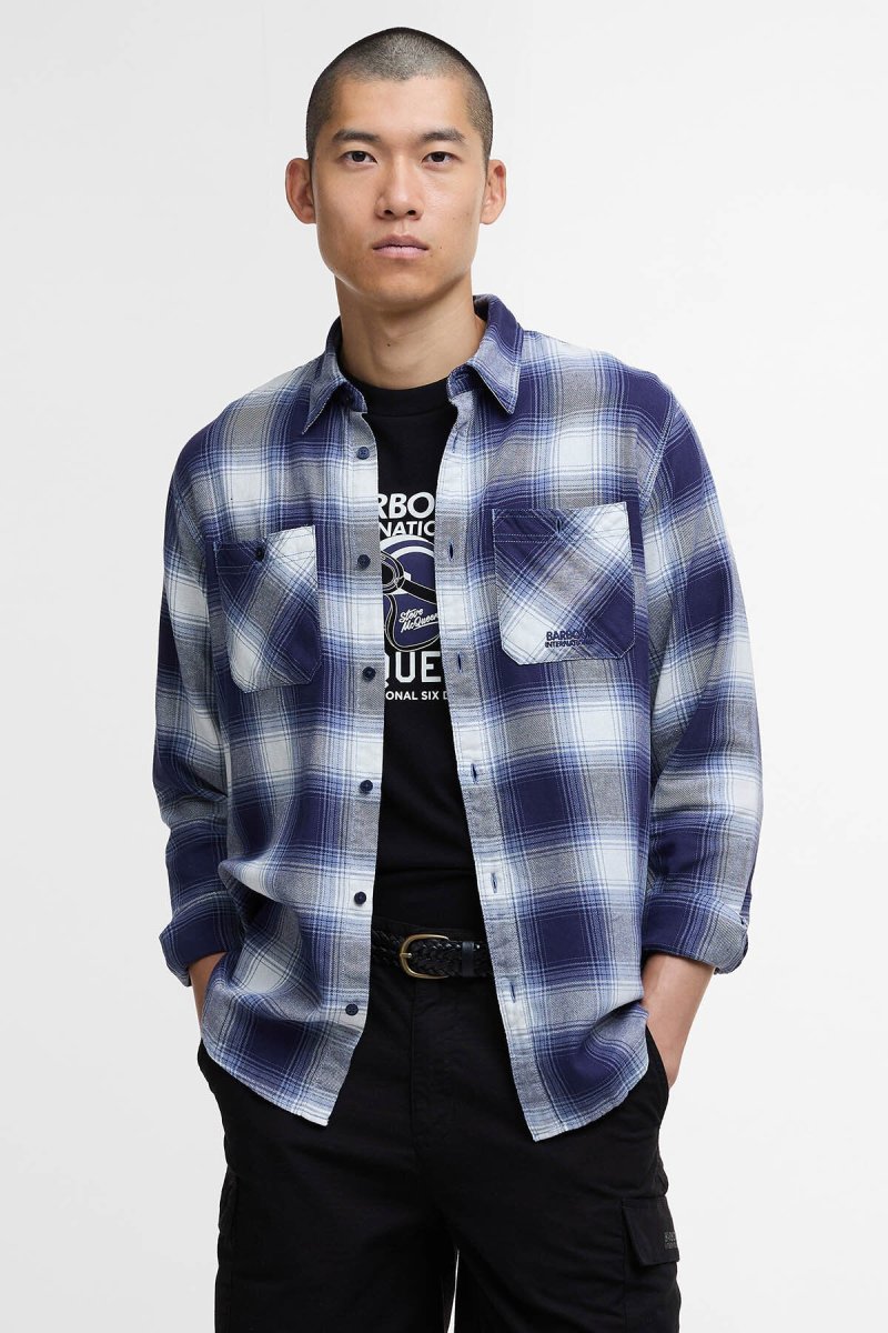 Camicia a quadri Buffalo a maniche lunghe B.Intl - immagine 3