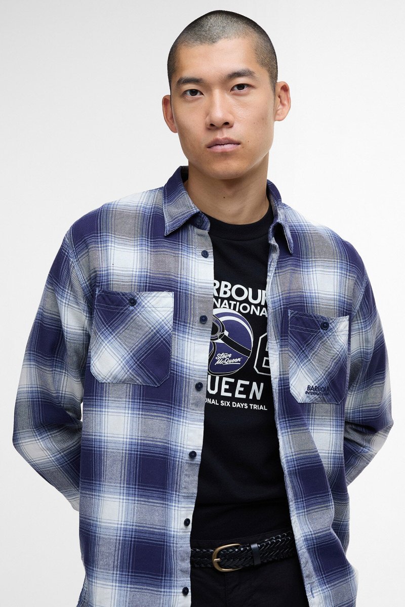 Camicia a quadri Buffalo a maniche lunghe B.Intl - immagine 5