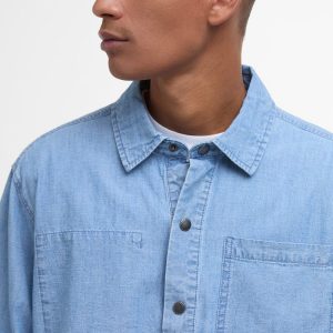 Camicia smock Markham in denim Barbour