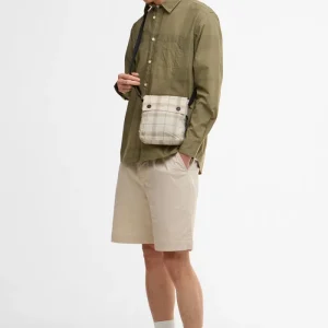 Camicia oversize Tunstall in tartan tono su tono