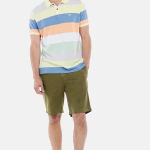 Shorts in lino misto cotone