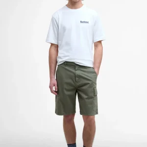 Shorts cargo in twill