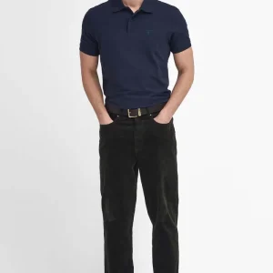 Pantaloni in velluto stretch a coste sottili dalla vestibilità regular