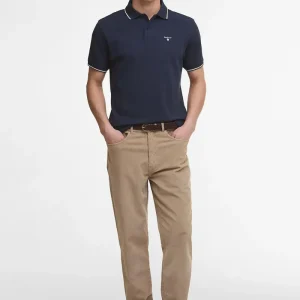 Pantaloni in velluto stretch a coste sottili dalla vestibilità regular