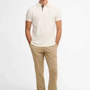 Pantaloni in cotone e lino dalla vestibilità leggermente aderente Barbour