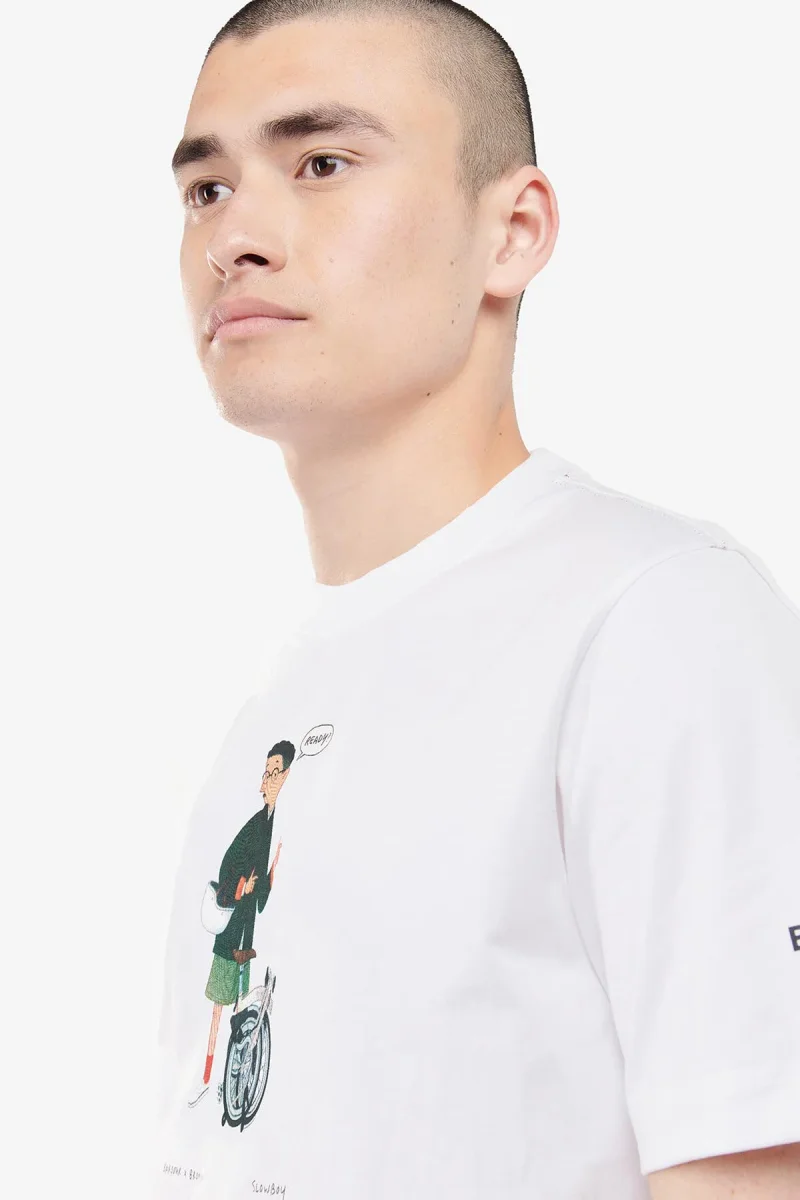 T-shirt Slowboy Ready Barbour x Brompton - immagine 5