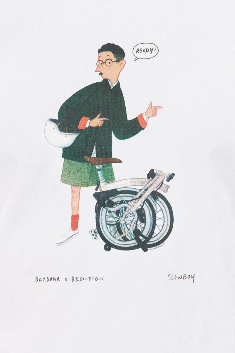 T-shirt Slowboy Ready Barbour x Brompton - immagine 6