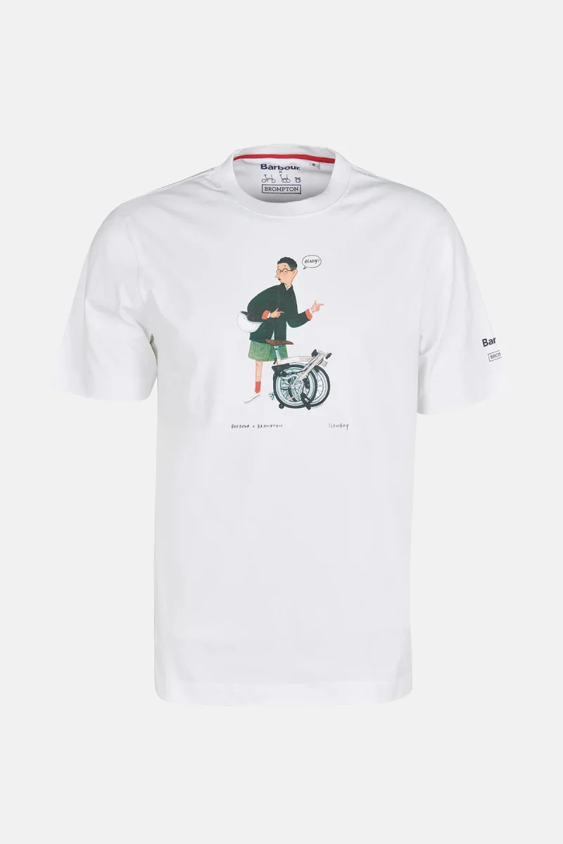 T-shirt Slowboy Ready Barbour x Brompton - immagine 8