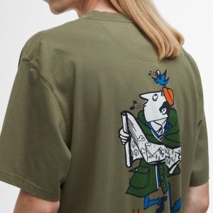 T-shirt oversize Regence con stampa