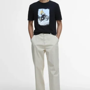 T-shirt Coster con stampa Steve McQueen B.Intl