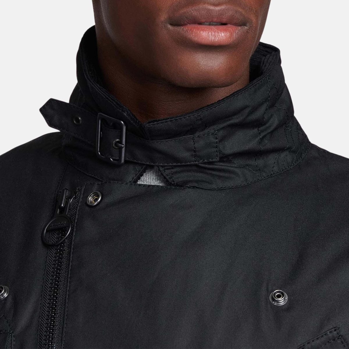 B.Intl X Engineered Garments Giacca in cotone cerato - immagine 5