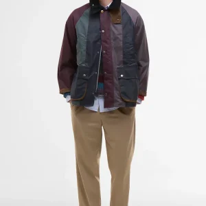 Giacca cerata Bedale oversize a righe Paul Smith loves Barbour