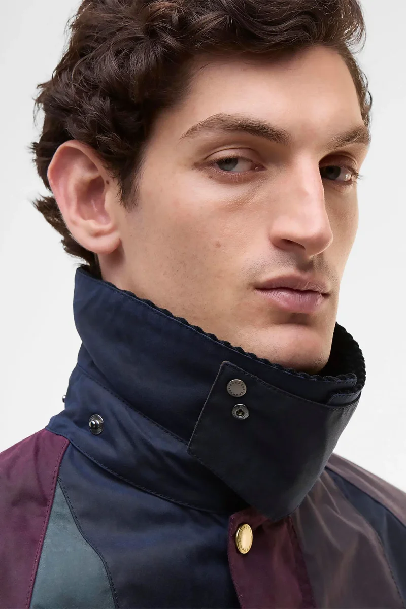 Giacca cerata Bedale oversize a righe Paul Smith loves Barbour - immagine 8