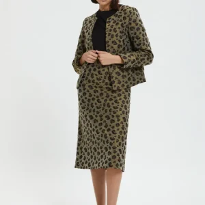 Giacca animalier C.C. Leopard