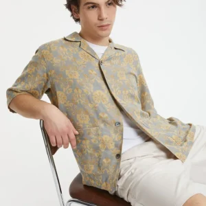 Camicia Cabana India in Jacquard