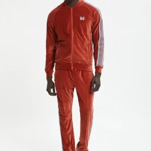 Pantaloni Tuta Aderenti In Velour