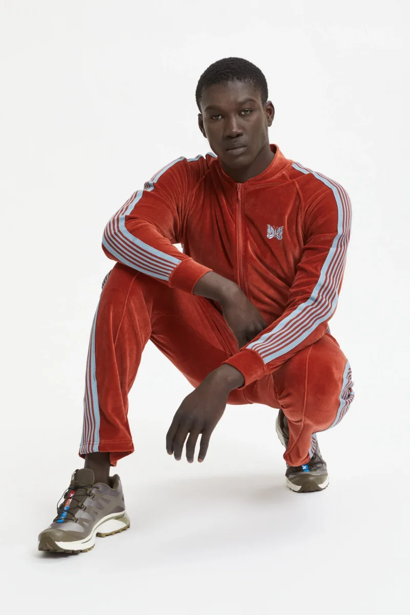 Pantaloni Tuta Aderenti In Velour - immagine 6