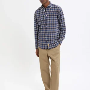 Pantaloni in Twill Taglio Dritto